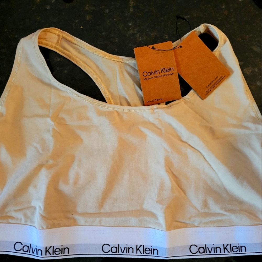 Calvin Klein Modern Cotton Naturals Unlined Bralette 2XL
